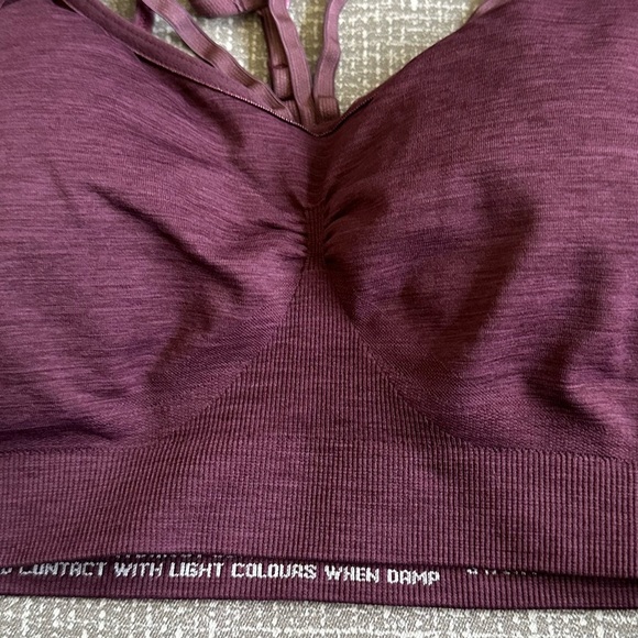 SWEATY BETTY Shanti Yoga Light Support Bra size medium in purple - Picture 7 of 11